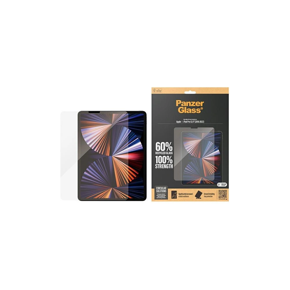 Hurtownia GSM - Edzett üveg PanzerGlass Ultra-Wide Fit Apple iPad Pro 12.9 2020/2021/2022 (4., 5. és 6. generáció) Képernyővédő - PZG620 - {ean13} - Hurt