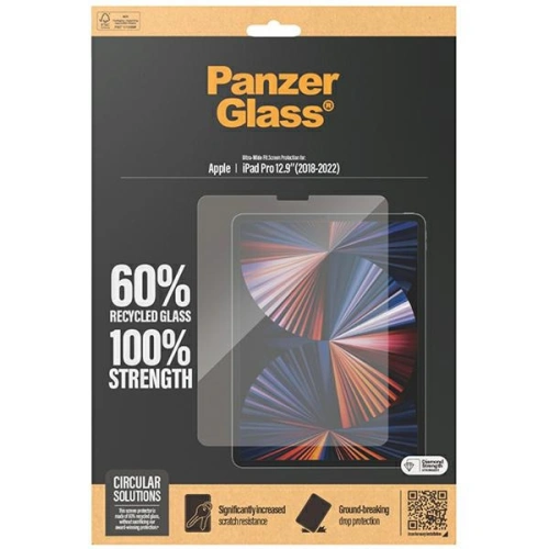 Szkło hartowane PanzerGlass Ultra-Wide Fit Apple iPad Pro 12.9 2020/2021/2022 (4., 5. i 6. generacji) Screen Protection