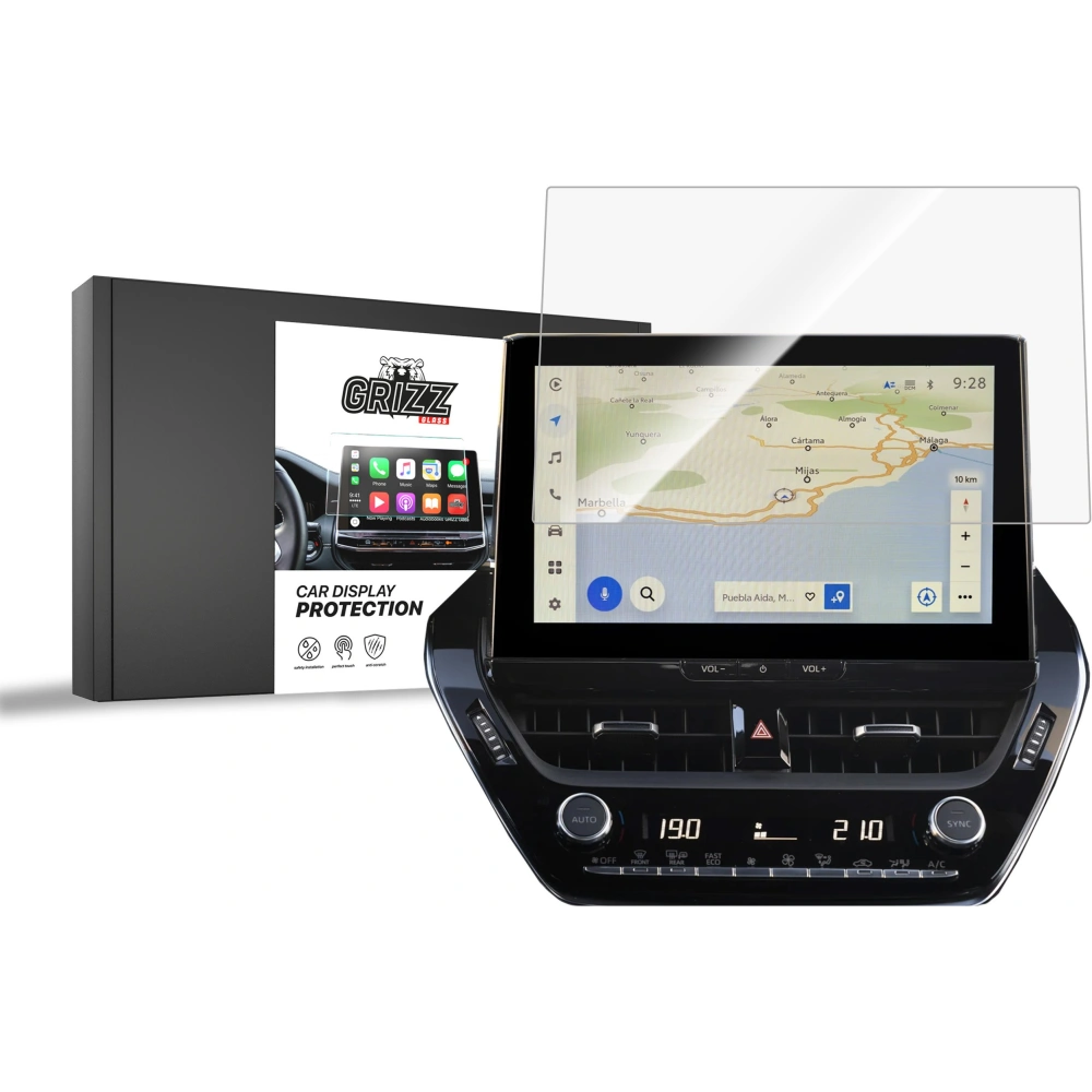 Cserép fólia GrizzGlass CarDisplay védelem Toyota Corolla TS Kombi 10,5" 2024-hez