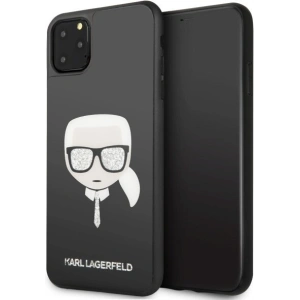 Hurtownia GSM - Karl Lagerfeld KLHCN65DLHBK iPhone 11 Pro Max czarny/black Iconic Glitter Karl`s Head - KLD166BLK - {ean13} - Hurt