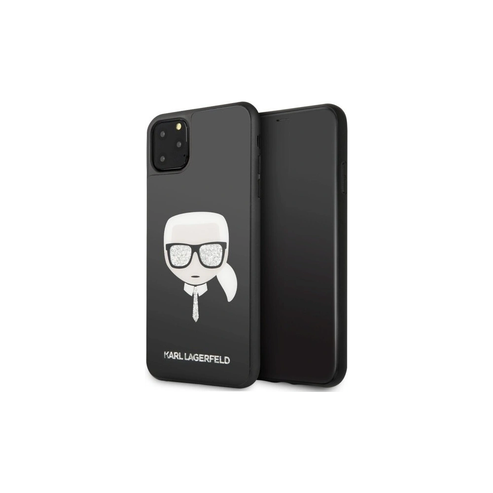 Hurtownia GSM - Karl Lagerfeld KLHCN65DLHBK iPhone 11 Pro Max czarny/black Iconic Glitter Karl`s Head - KLD166BLK - {ean13} - Hurt