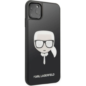 Hurtownia GSM - Karl Lagerfeld KLHCN65DLHBK iPhone 11 Pro Max schwarz/black Iconic Glitter Karls Kopf - KLD166BLK - {ean13} - Hurt