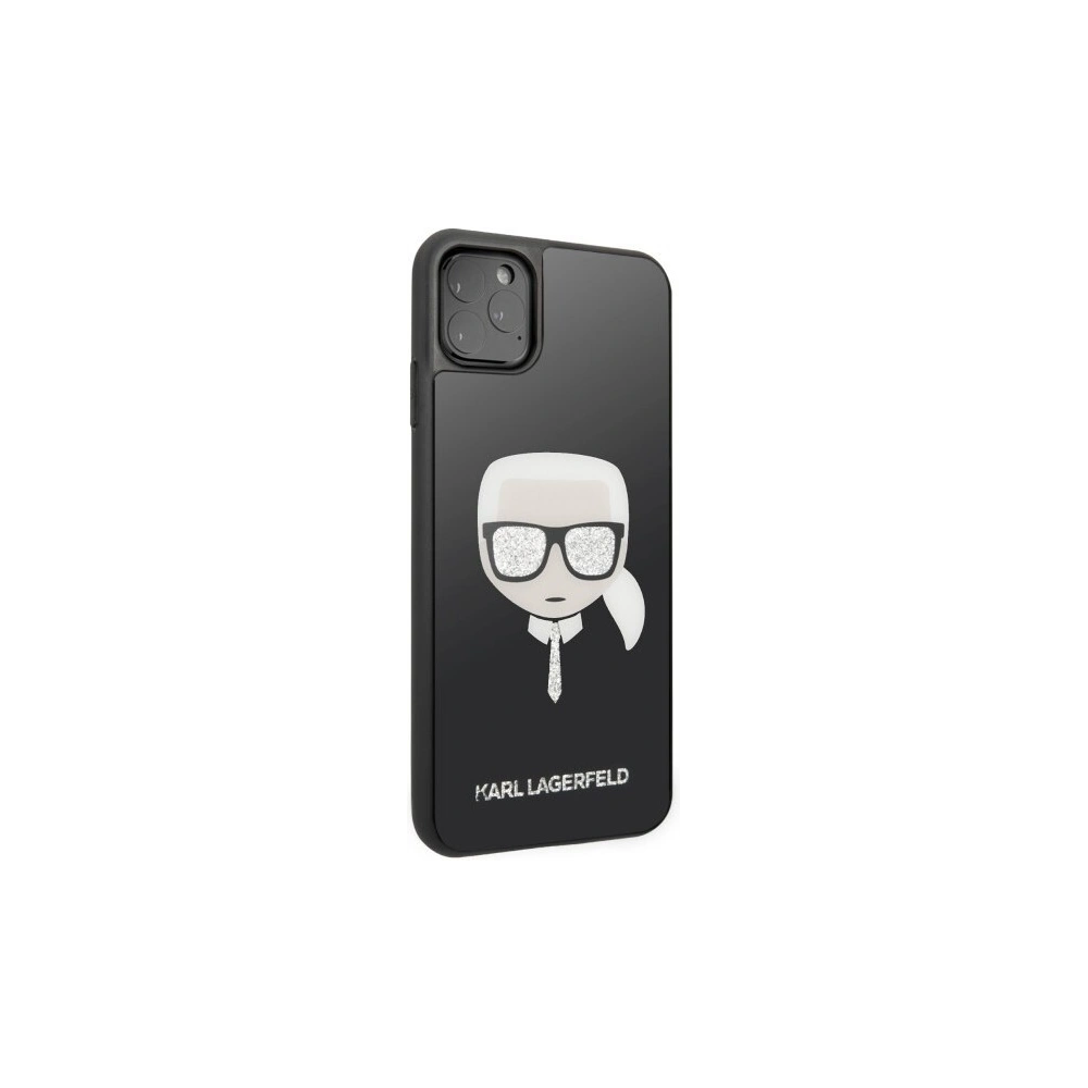 Hurtownia GSM - Karl Lagerfeld KLHCN65DLHBK iPhone 11 Pro Max czarny/black Iconic Glitter Karl`s Head - KLD166BLK - {ean13} - Hurt