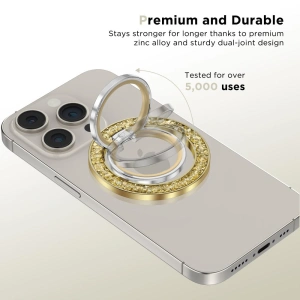 Hurtownia GSM - Uchwyt pe deget Tech-Protect MMR200 MagSafe Phone Ring Gold - THP2797 - {ean13} - Hurt