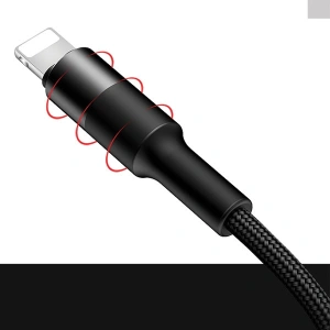 Hurtownia GSM - Cablul 3w1 USAMS U5 US-SJ219 USB-A / Lightning / microUSB / USB-C 1,5m 2A negru/black - USA1104 - {ean13} - Hurt