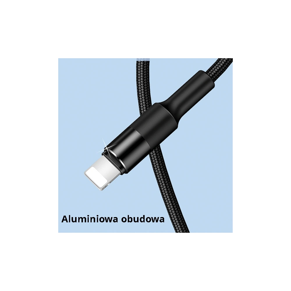 Hurtownia GSM - Kabel 3w1 USAMS U5 US-SJ219 USB-A / Lightning / microUSB / USB-C 1,5m 2A schwarz/black - USA1104 - {ean13} - Hurt