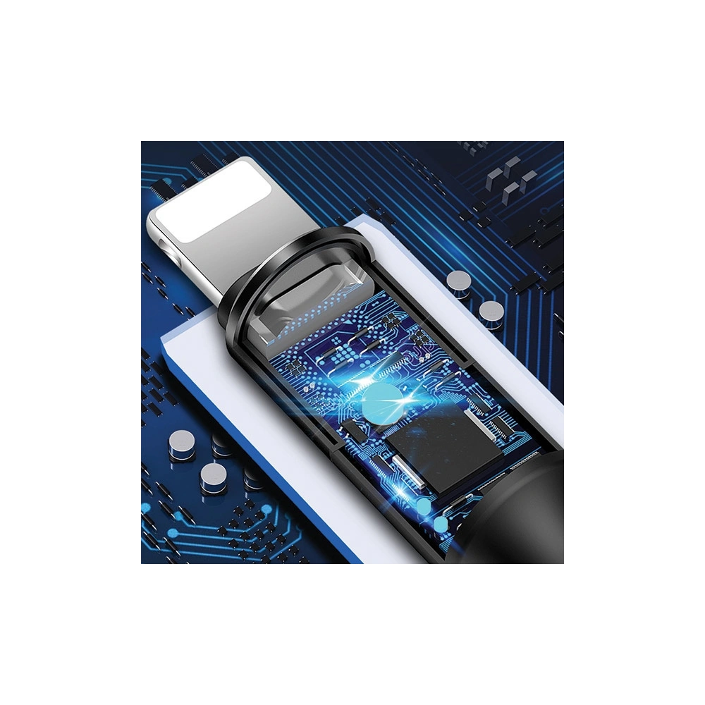 Hurtownia GSM - Kabel 3w1 USAMS U5 US-SJ219 USB-A / Lightning / microUSB / USB-C 1,5m 2A schwarz/black - USA1104 - {ean13} - Hurt