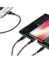 Hurtownia GSM - Kabel 3w1 USAMS U5 US-SJ219 USB-A / Lightning / microUSB / USB-C 1,5m 2A schwarz/black - USA1104 - {ean13} - Hurt