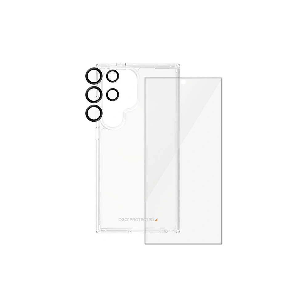 Hurtownia GSM - Zestaw PanzerGlass Bundle 3in1 Samsung Galaxy S24 Ultra Hardcase + Protector de ecran + Obiectiv pentru cameră - PZG622 - {ean13} - Hurt