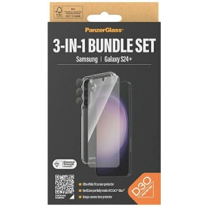 Wholesale PanzerGlass Bundle 3in1 Samsung Galaxy S24+ Plus Hardcase + Screen Protector + Camera Lens - PZG623 - {ean13} - Hurt