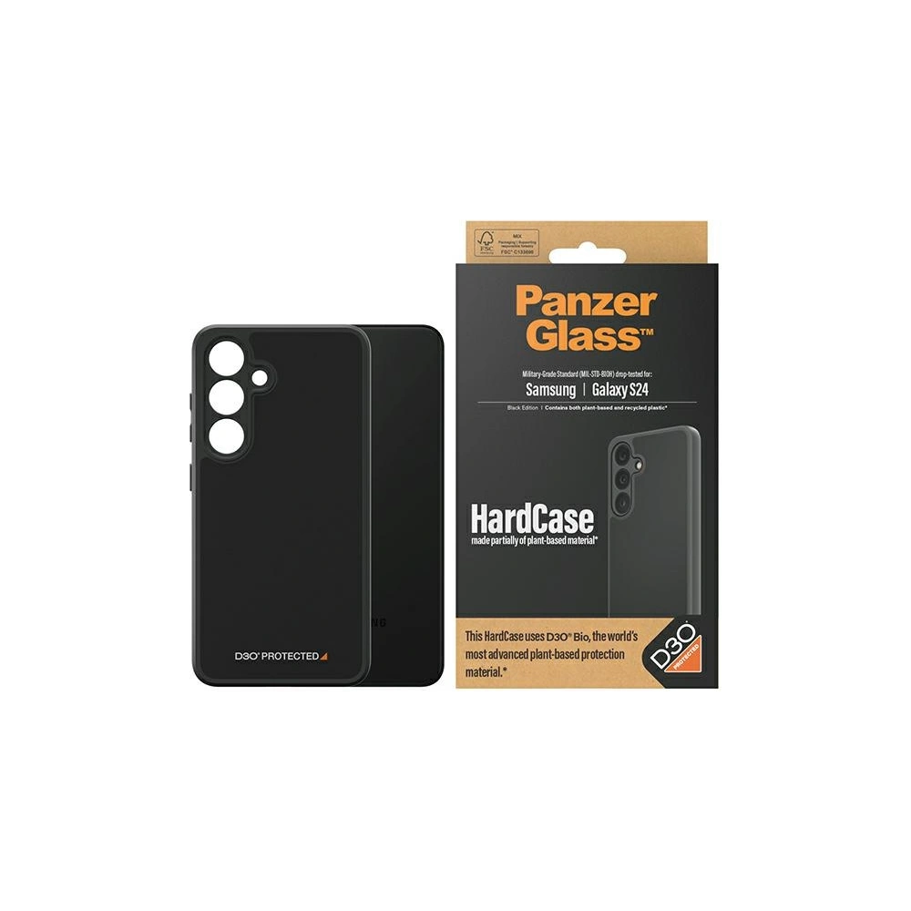 Hurtownia GSM - Etui PanzerGlass HardCase Samsung Galaxy S24 D3O 3xMilitary grade černý/black - PZG624 - {ean13} - Hurt