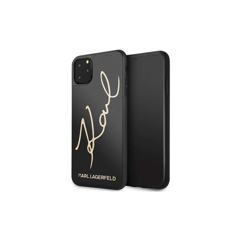 Hurtownia GSM - Karl Lagerfeld KLHCN65DLKSBK iPhone 11 Pro Max czarny/black hard case Signature Glitter - KLD167BLK - {ean13} - Hurt