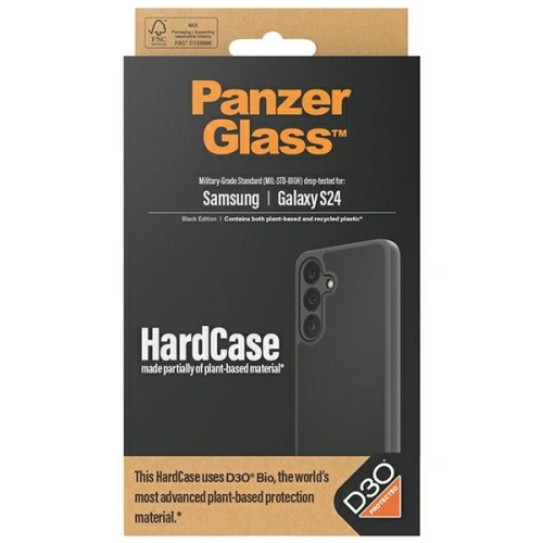 Etui PanzerGlass HardCase Samsung Galaxy S24 D3O 3xMilitary grade czarny/black