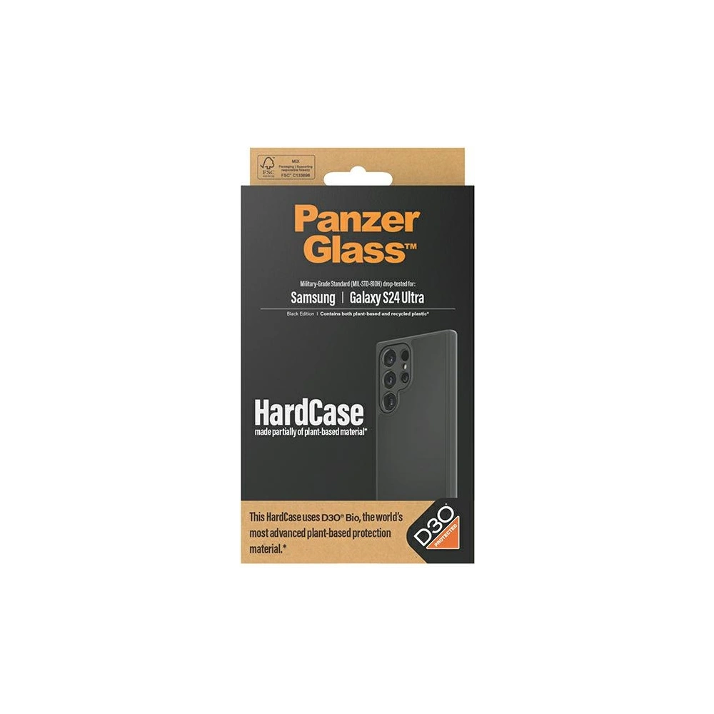 Wholesale PanzerGlass HardCase Samsung Galaxy S24 Ultra D3O 3xMilitary grade black - PZG626 - {ean13} - Hurt