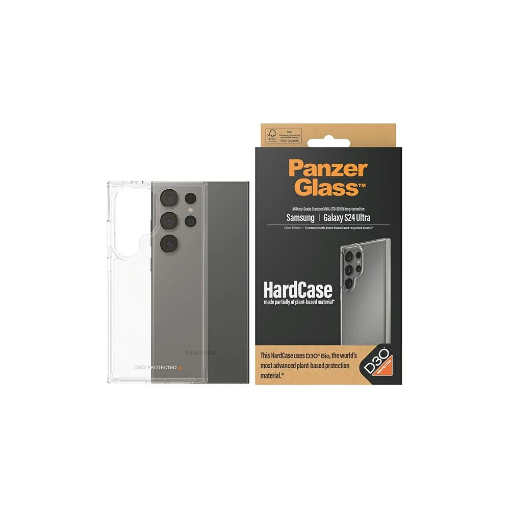 Wholesale PanzerGlass HardCase Samsung Galaxy S24 Ultra D3O 3xMilitary grade transparent - PZG627 - {ean13} - Hurt