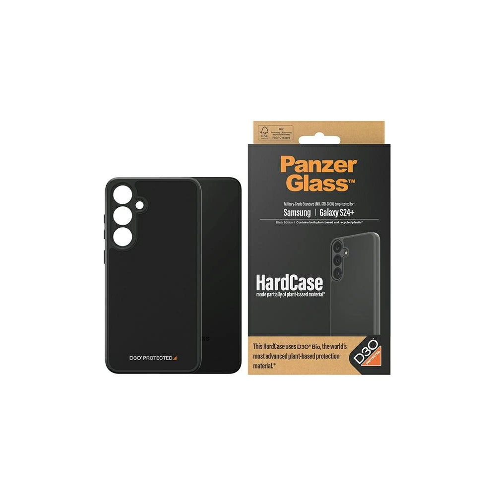 Hurtownia GSM - Etui PanzerGlass HardCase Samsung Galaxy S24+ Plus D3O 3xMilitary grade černý/black - PZG628 - {ean13} - Hurt