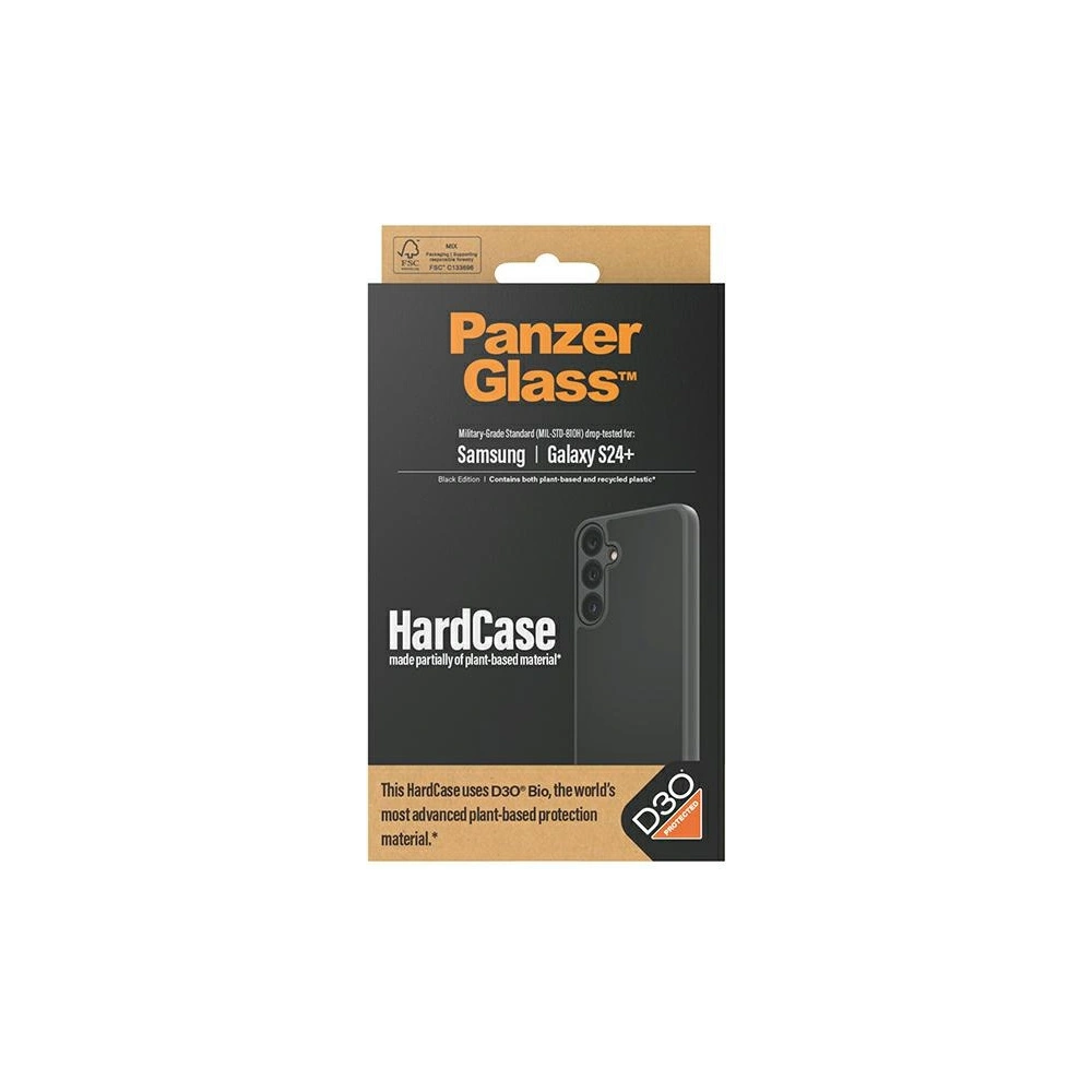 Hurtownia GSM - Case PanzerGlass HardCase Samsung Galaxy S24+ Plus D3O 3xMilitary grade schwarz/black - PZG628 - {ean13} - Hurt