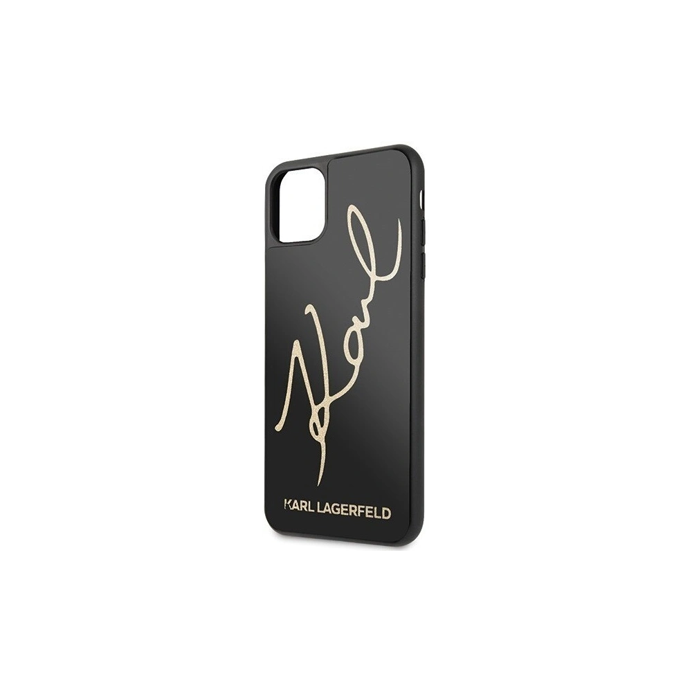Hurtownia GSM - Karl Lagerfeld KLHCN65DLKSBK iPhone 11 Pro Max czarny/black hard case Signature Glitter - KLD167BLK - {ean13} - Hurt