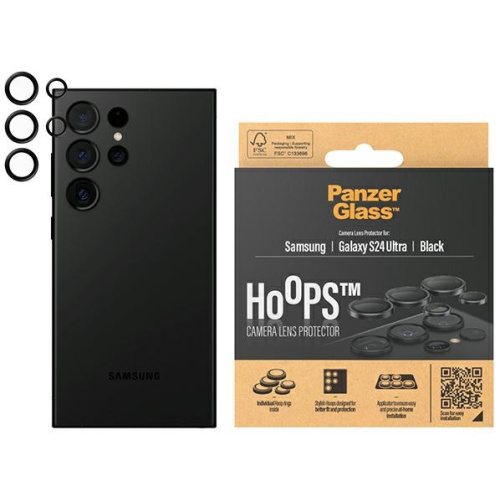 PanzerGlass Distributor - 5711724012099 - PZG631 - PanzerGlass Hoops Camera Samsung Galaxy S24 Ultra black - B2B homescreen