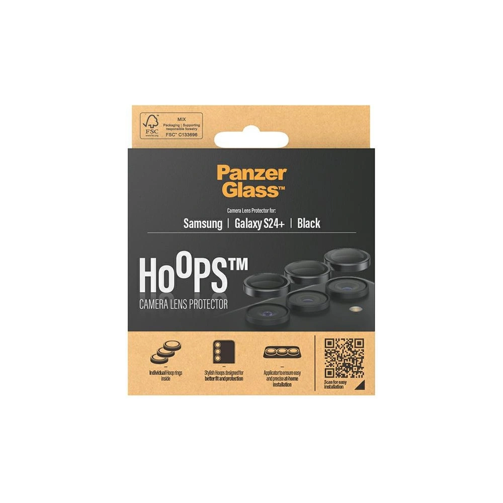 Wholesale PanzerGlass Hoops Camera Samsung Galaxy S24+ Plus black - PZG632 - {ean13} - Hurt