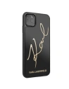 Hurtownia GSM - Karl Lagerfeld KLHCN65DLKSBK iPhone 11 Pro Max czarny/black hard case Signature Glitter - KLD167BLK - {ean13} - Hurt