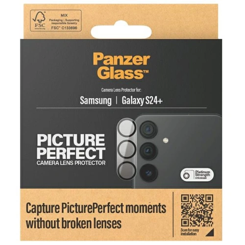 Szkło hartowane na obiektyw aparatu PanzerGlass Picture Perfect Samsung Galaxy S24+ Plus