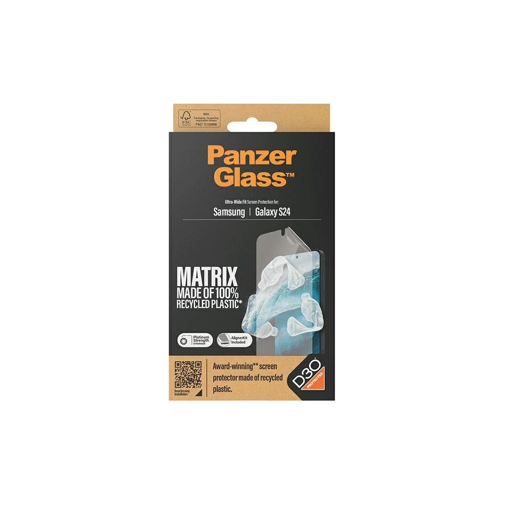 Wholesale PanzerGlass Ultra-Wide Fit Samsung Galaxy S24 D3O Matrix Screen Protection - PZG636 - {ean13} - Hurt
