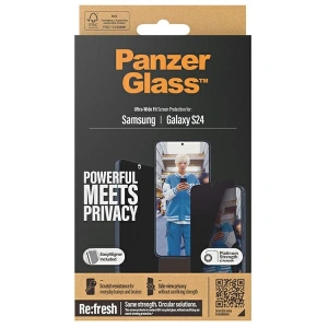 Szkło hartowane PanzerGlass Ultra-Wide Fit Privacy + EasyAligner Samsung Galaxy S24 