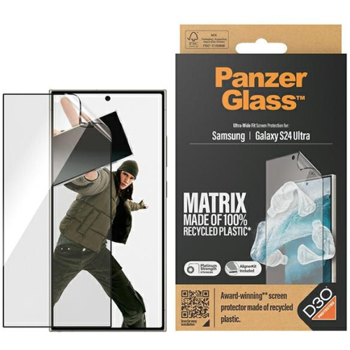 PanzerGlass Distributor - 5711724073557 - PZG639 - PanzerGlass Ultra-Wide Fit Samsung Galaxy S24 Ultra D3O Matrix Screen Protection - B2B homescreen