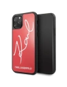 Karl Lagerfeld KLHCN65DLKSRE iPhone 11 Pro Max czerwony/red hard case Signature Glitter