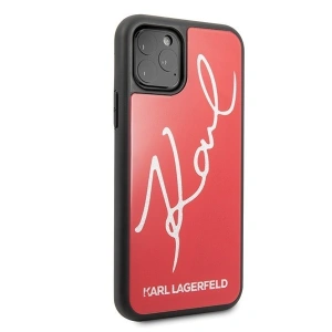 Hurtownia GSM - Karl Lagerfeld KLHCN65DLKSRE iPhone 11 Pro Max rot/red hard case Signature Glitter - KLD168RED - {ean13} - Hurt