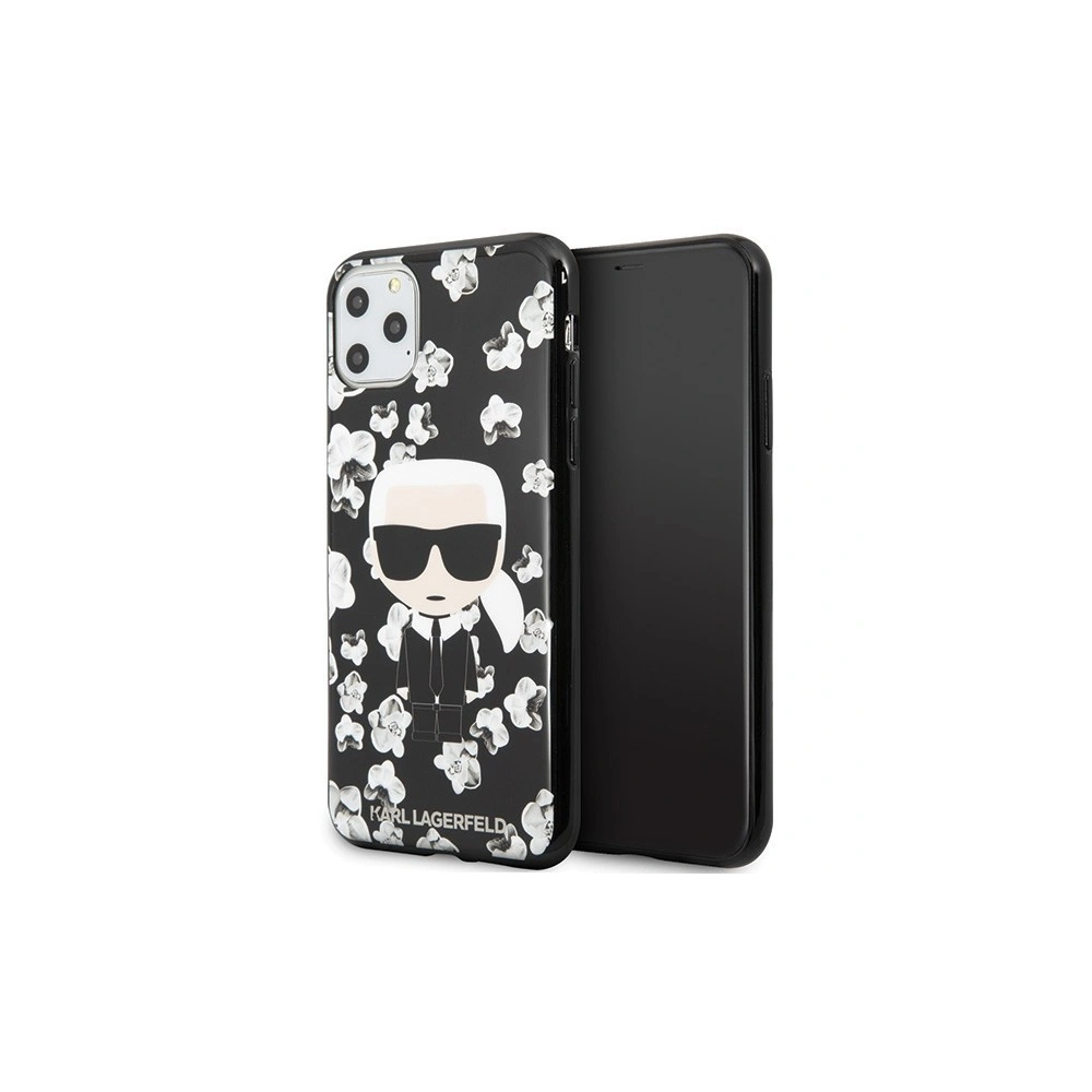 Hurtownia GSM - Karl Lagerfeld KLHCN65FLFBBK iPhone 11 Pro Max czarny/black Flower Ikonik Karl - KLD169BLK - {ean13} - Hurt