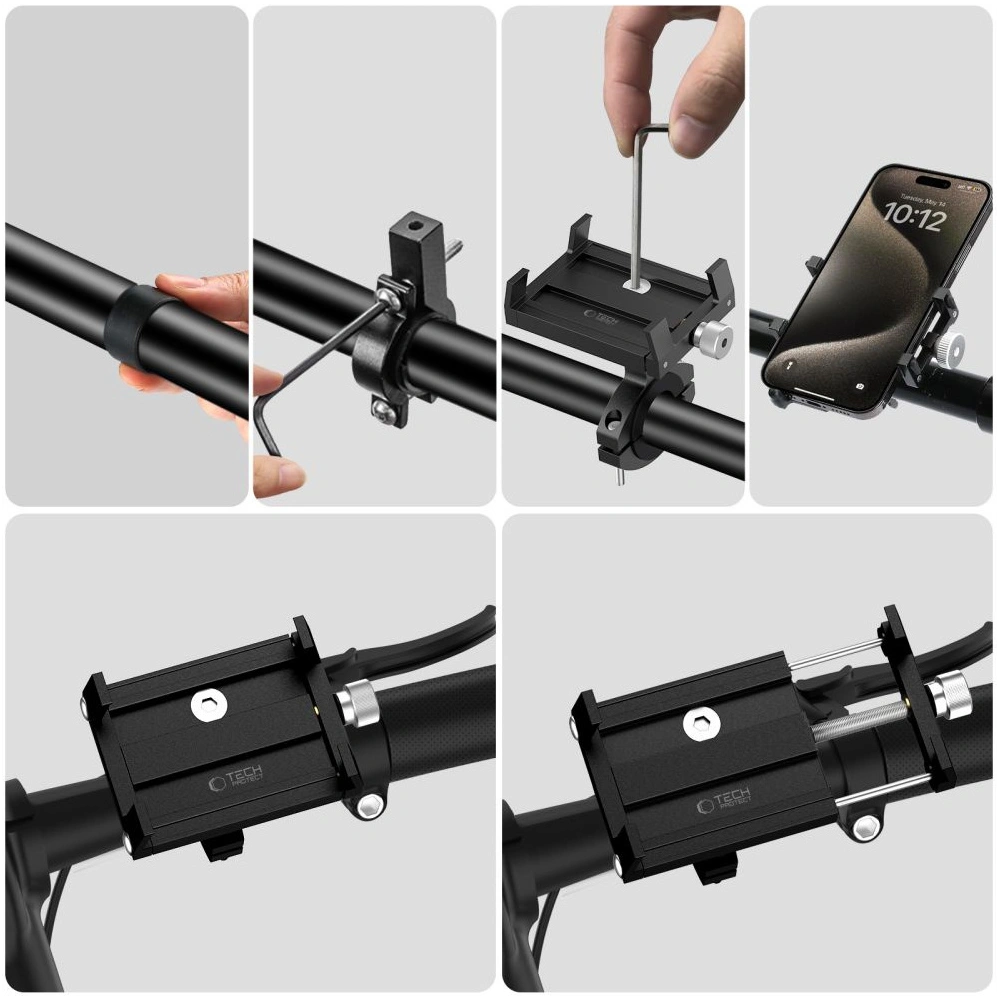 Hurtownia GSM - Fahrradhalterung Tech-Protect V4 Universelle Fahrradhalterung Schwarz - THP2800 - {ean13} - Hurt