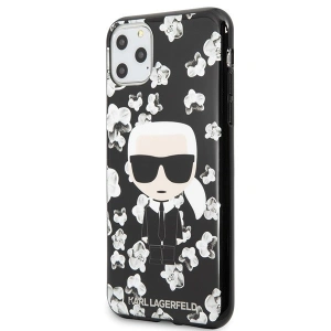 Hurtownia GSM - Karl Lagerfeld KLHCN65FLFBBK iPhone 11 Pro Max czarny/black Flower Ikonik Karl - KLD169BLK - {ean13} - Hurt