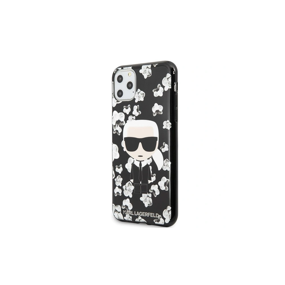Hurtownia GSM - Karl Lagerfeld KLHCN65FLFBBK iPhone 11 Pro Max czarny/black Flower Ikonik Karl - KLD169BLK - {ean13} - Hurt