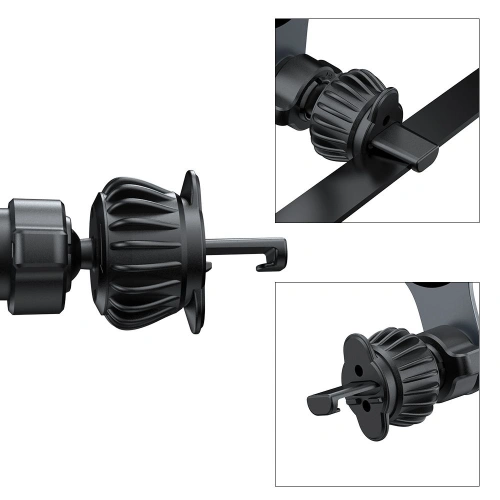 Uchwyt samochodowy do kratki Tech-Protect N55 Magnetic MagSafe Vent Car Mount Black