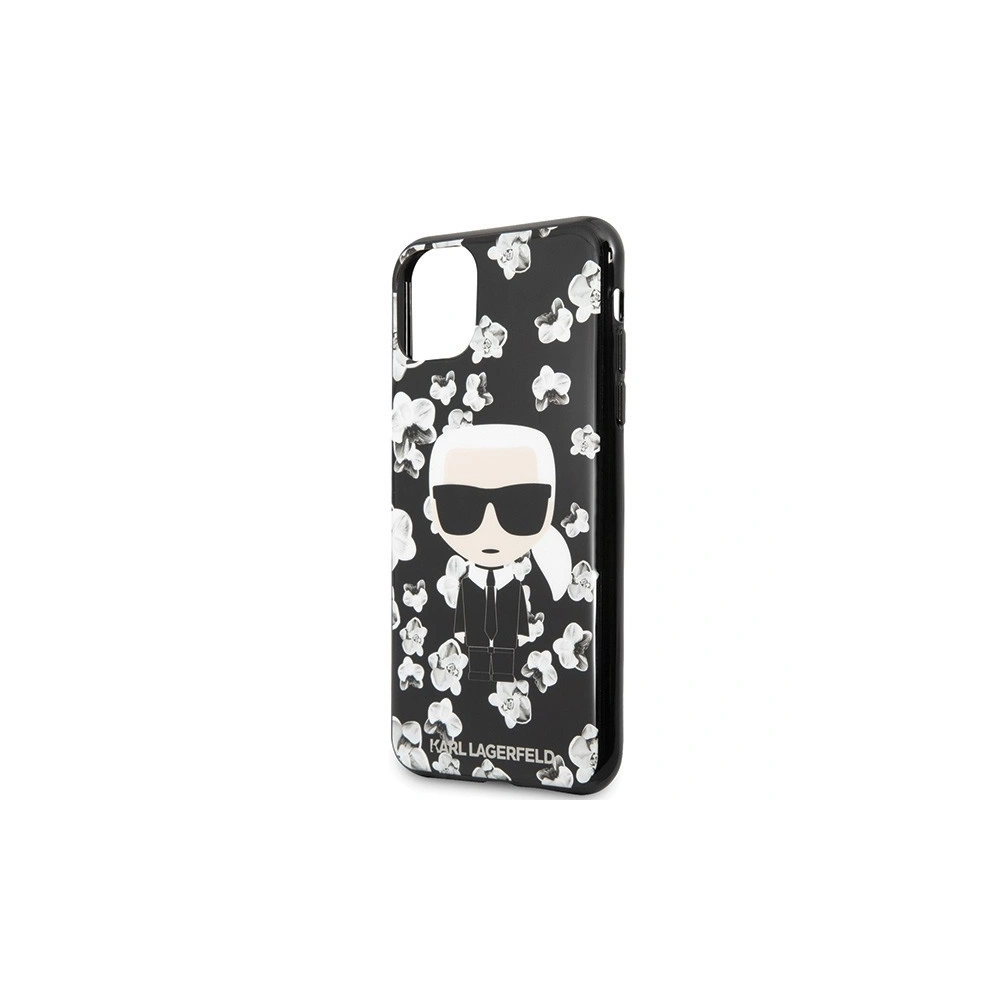 Hurtownia GSM - Karl Lagerfeld KLHCN65FLFBBK iPhone 11 Pro Max czarny/black Flower Ikonik Karl - KLD169BLK - {ean13} - Hurt
