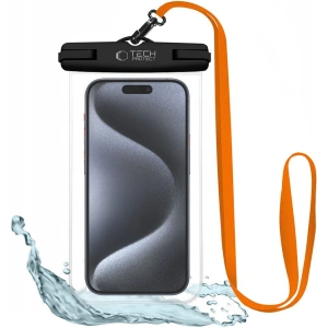 Hurtownia GSM - Wasserdichtes Case Tech-Protect UWC7 Universal Waterproof Case 6.9" schwarz/orange - THP2802 - {ean13} - Hurt