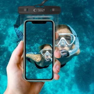 Wholesale Tech-Protect UWC7 Universal Waterproof Case 6.9" black/orange - THP2802 - {ean13} - Hurt