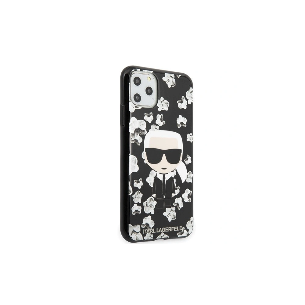 Hurtownia GSM - Karl Lagerfeld KLHCN65FLFBBK iPhone 11 Pro Max czarny/black Flower Ikonik Karl - KLD169BLK - {ean13} - Hurt
