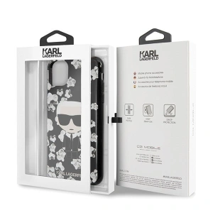 Hurtownia GSM - Karl Lagerfeld KLHCN65FLFBBK iPhone 11 Pro Max schwarz/black Flower Ikonik Karl - KLD169BLK - {ean13} - Hurt