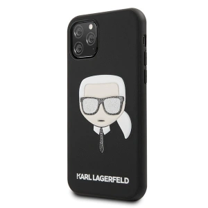 Karl Lagerfeld KLHCN65GLBK iPhone 11 Pro Max black Iconik Embossed & Glitter