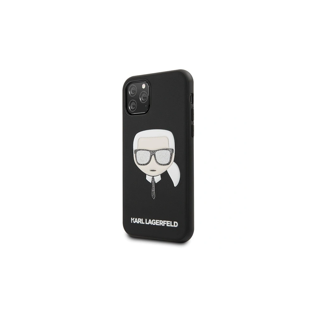 Hurtownia GSM - Karl Lagerfeld KLHCN65GLBK iPhone 11 Pro Max czarny/black Iconik Embossed & Glitter - KLD170BLK - {ean13} - Hurt