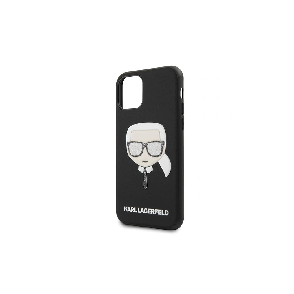Hurtownia GSM - Karl Lagerfeld KLHCN65GLBK iPhone 11 Pro Max czarny/black Iconik Embossed & Glitter - KLD170BLK - {ean13} - Hurt