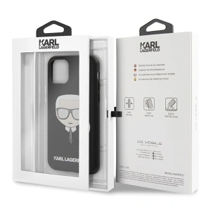 Hurtownia GSM - Karl Lagerfeld KLHCN65GLBK iPhone 11 Pro Max schwarz/black Iconik Embossed & Glitter - KLD170BLK - {ean13} - Hurt