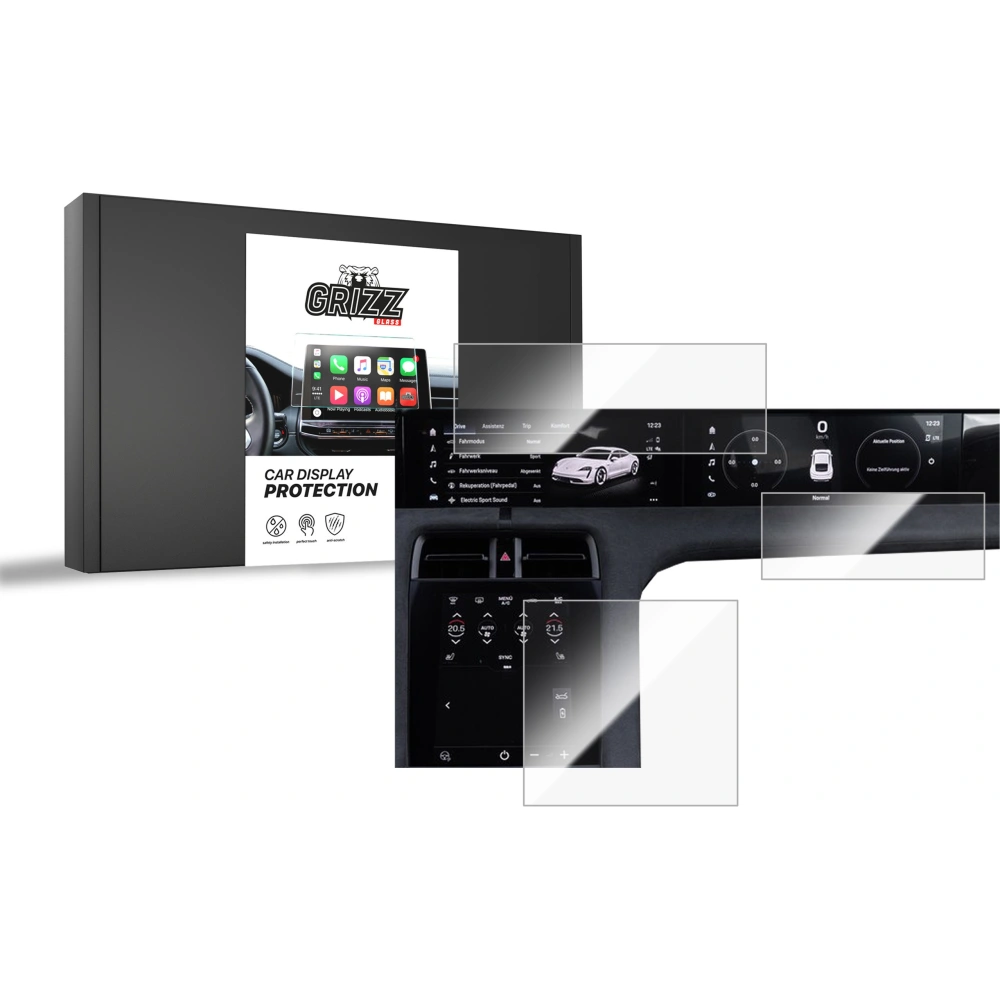 Hurtownia GSM - Fólie keramická GrizzGlass ochrana CarDisplay pro Porsche Taycan 2024 [3w1] - GRZ9782 - {ean13} - Hurt