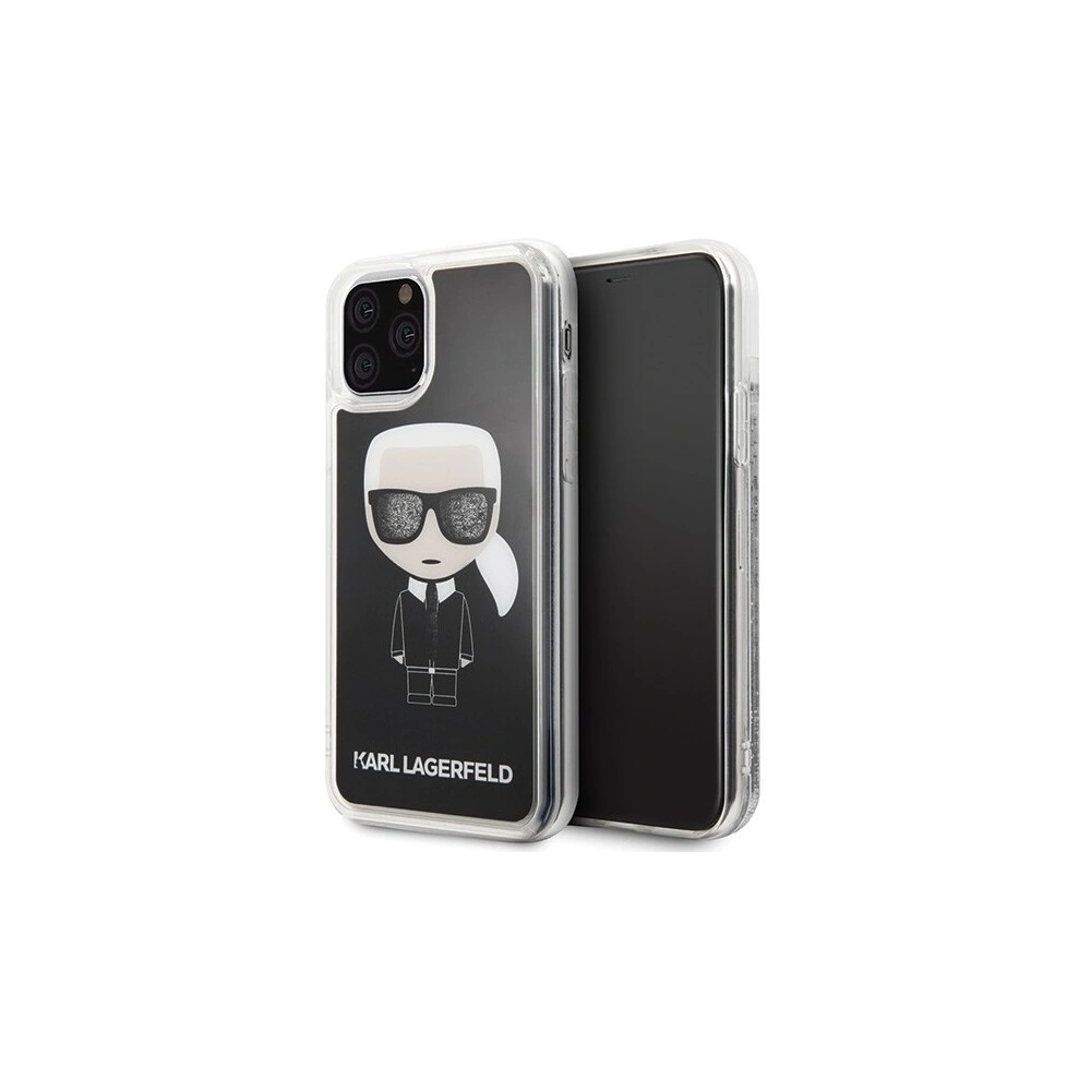 Hurtownia GSM - Karl Lagerfeld KLHCN65ICGBK iPhone 11 Pro Max czarny/black Iconic Glitter - KLD172BLK - {ean13} - Hurt