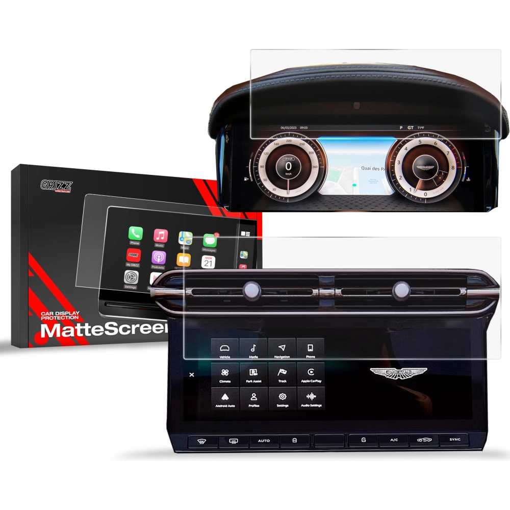 Hurtownia GSM - Fólie matná GrizzGlass CarDisplay Protection pro Aston Martin DB12 2024 [2w1] - GRZ9787 - {ean13} - Hurt