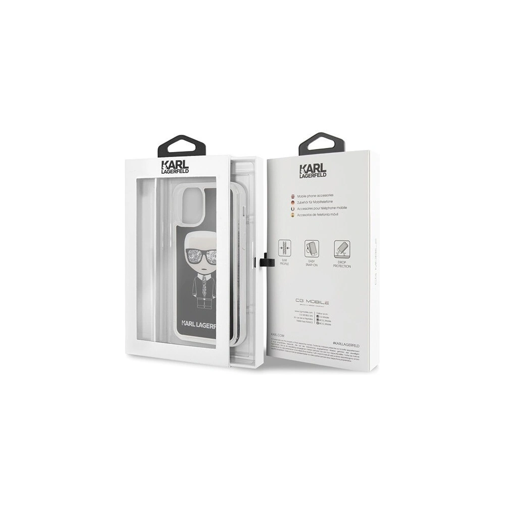 Hurtownia GSM - Karl Lagerfeld KLHCN65ICGBK iPhone 11 Pro Max czarny/black Iconic Glitter - KLD172BLK - {ean13} - Hurt