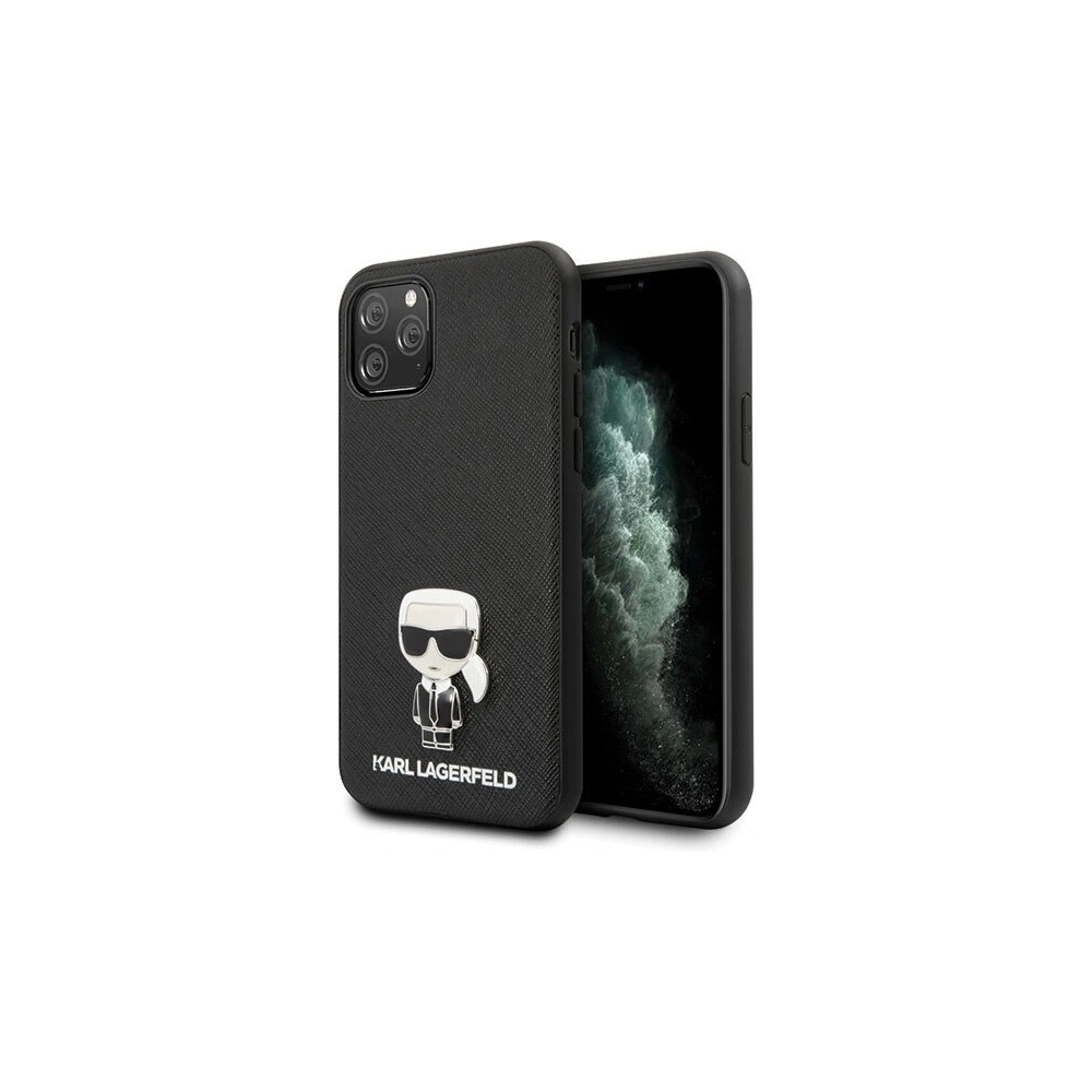 Hurtownia GSM - Karl Lagerfeld KLHCN65IKFBMBK iPhone 11 Pro Max hardcase czarny/black Saffiano Ikonik - KLD173BLK - {ean13} - Hurt
